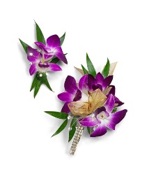 Wanderlust Corsage and Boutonniere Set Prom