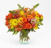 WARM AMBER BOUQUET HARVEST COLOR FLOWERS