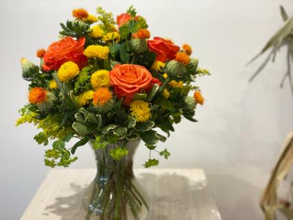 Warm Cinnamon Fall and Thanksgiving Flowers