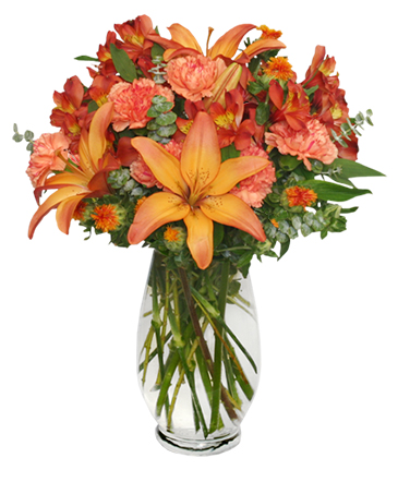 WARM CINNAMON SPICE Floral Arrangement in Orleans, ON | 2412979 Ont. Inc. O-A SWEETHEART ROSE
