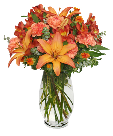 WARM CINNAMON SPICE Floral Arrangement in Lexington, KY | FLOWERS BY ANGIE