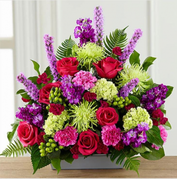 Warm Embrace Arrangement assorted flowers
