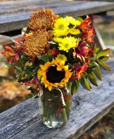 Warm Fall Wishes Vase Arrangement 