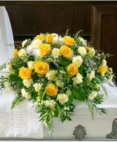Warm Remembrance Casket Spray