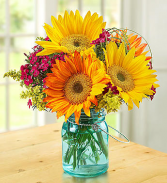 Warm Sunset Bouquet Arrangement