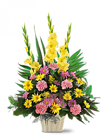 Warm Thoughts Urn Funeral Flowers