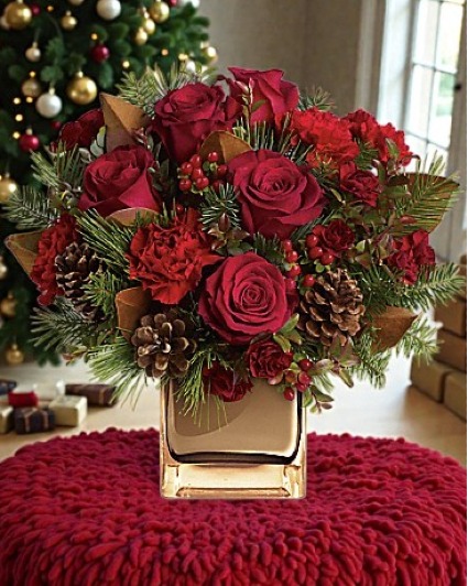 Warm Tidings Bouquet Christmas