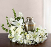 Warm White Urn Arrangement 