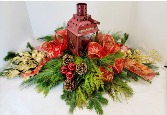 C3 Warm Wishes Centerpiece Metal Lantern Arrangement