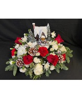 Warm Wishes, Thomas Kinkade Table Arrangement