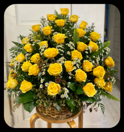 Warm Wishes Three Dozen Rose Arrangement