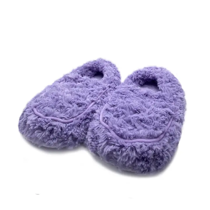 Warmies Slippers (Lavender Fluff) 