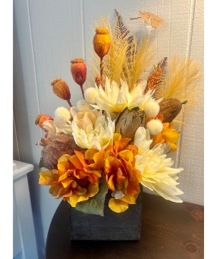 Warmth of Fall Silk Arrangement 