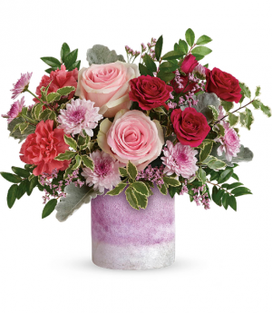 Washed in pink All-Around Floral Arrangement in Winnipeg, MB | KINGS FLORIST LTD Washed in pink All-Around Floral Arrangement in Winnipeg, MB | KINGS FLORIST LTD