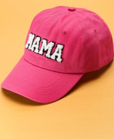 Washed Sherpa Mama Baseball Cap  