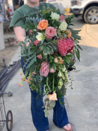 Waterfall Wedding Bouquet