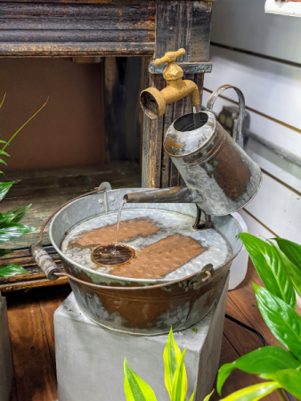 Watering Can Fountain