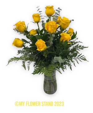 We Love Color Roses One Dozen Colored Roses