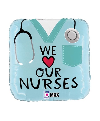 We Love our Nurse's Ballons