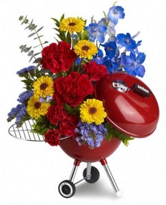 WEBER King of the Grill by Teleflora Floral Arrangement