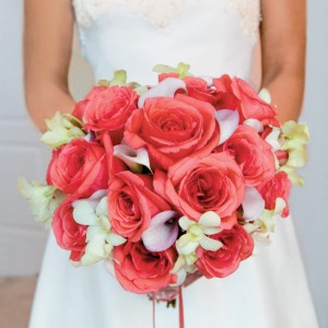 Wedding Bouquet Coral 