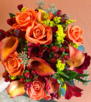 Wedding Bouquet in Orange 