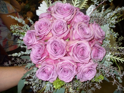 Wedding Bouquet Lavender Roses