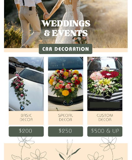 Wedding Car Decoration 