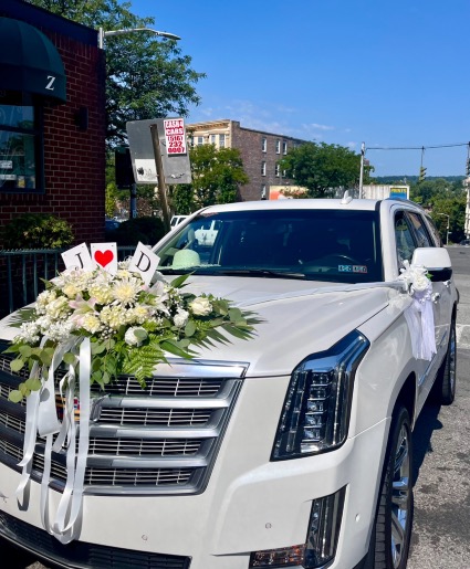 wedding car decoration 