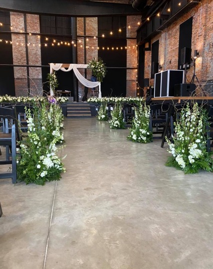 Wedding Aisle Florals