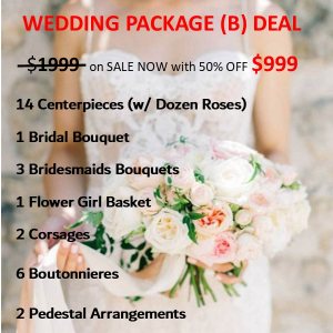 Wedding Package B WEDDING PACKAGE DEAL To expire in 30days! in Whittier, CA | Rosemantico Flowers Wedding Package B WEDDING PACKAGE DEAL To expire in 30days! in Whittier, CA | Rosemantico Flowers