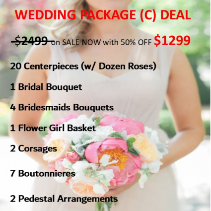 Wedding Package C WEDDING PACKAGE DEAL To expire in 30days!