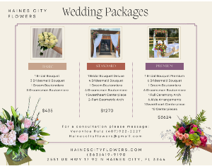 Wedding Packages Packages 