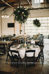 Wedding reception decor Floral Installs