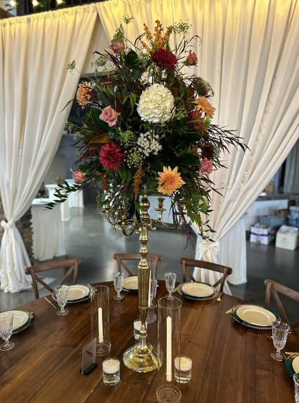 Wedding Table Florals