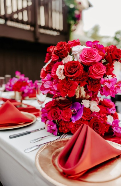 Wedding Table Florals