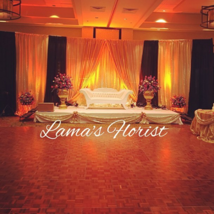 Wedding stage decor 