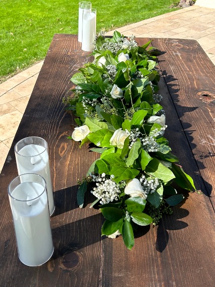 Wedding Table Garland Wedding 