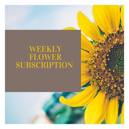 Weekly Floral Subscription