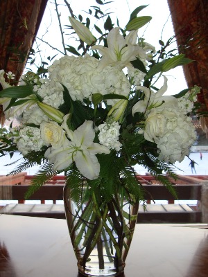 Weeping Willow Sympathy Arrangement