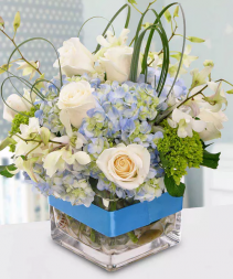 Welcome to the World Baby Boy Arrangement