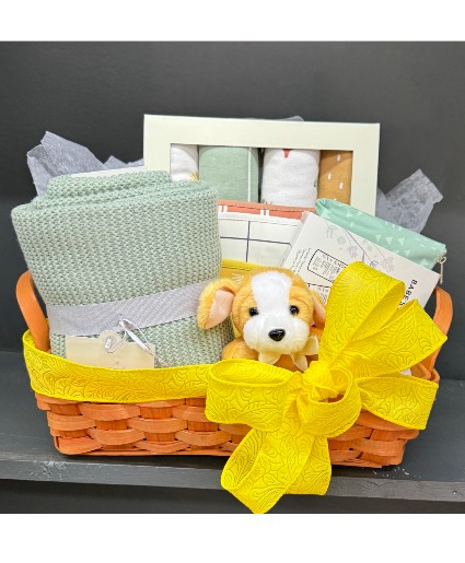 Welcome Baby or Bump Baskets Customized Gift Baskets