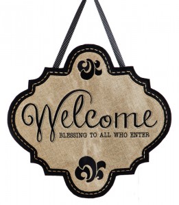 Welcome Blessings Door/Wall Decor