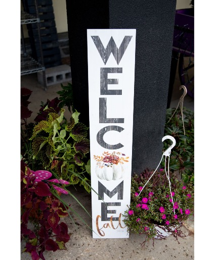 Welcome fall porch sign 