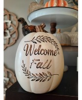 Welcome Fall pumpkin Seasonal