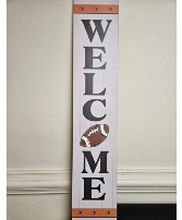 Welcome Football theme sign