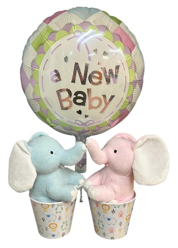 Welcome New Baby  Designer Choice Pallet in Lewiston, ME | BLAIS FLOWERS & GARDEN CENTER