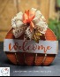 Welcome Pumpkin Door Hanger  