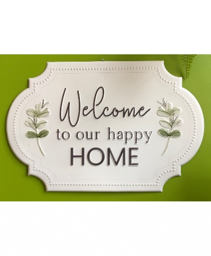 Welcome to Our Happy Home Sign Gift Item