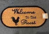 "Welcome To The Roost" Door Mat  Gifts